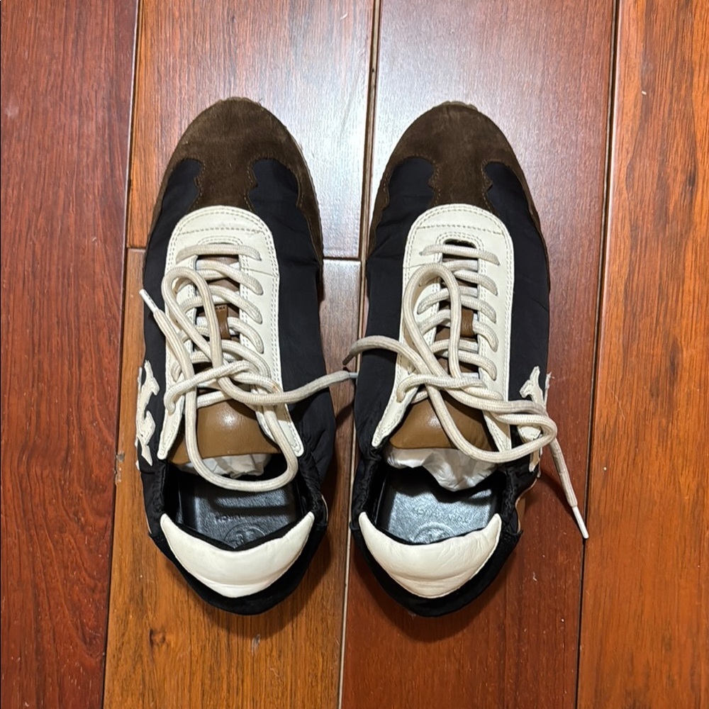 Men's Black and Brown Sneakers
